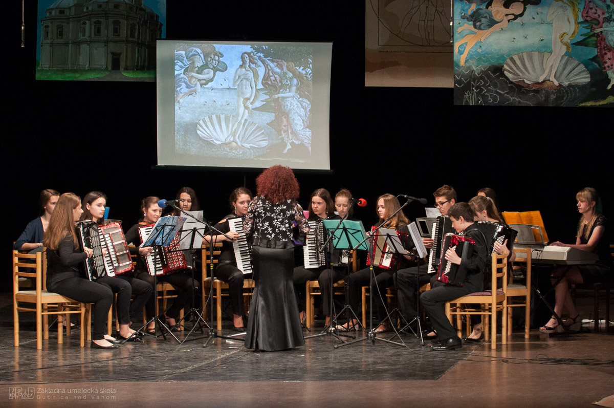 Historický koncert Odkaz renesancie, ZUŠ Dubnica nad V8hom 2016