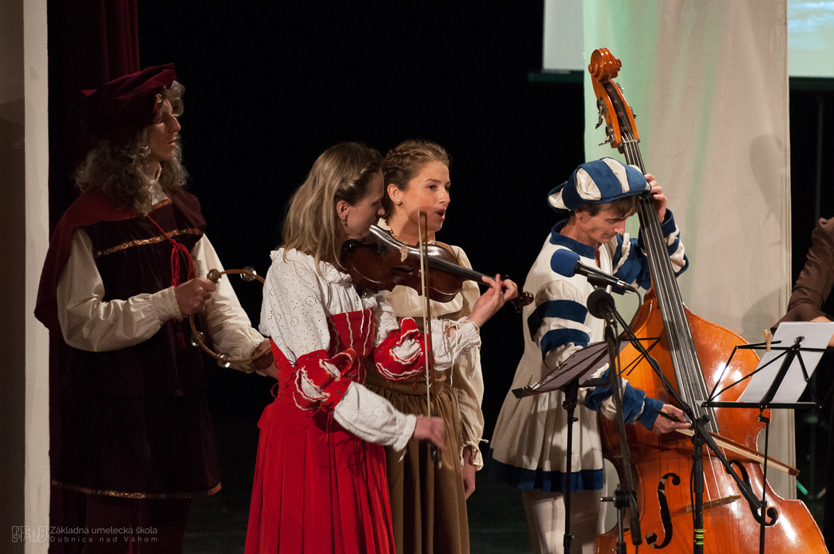 Historický koncert Odkaz renesancie, ZUŠ Dubnica nad V8hom 2016