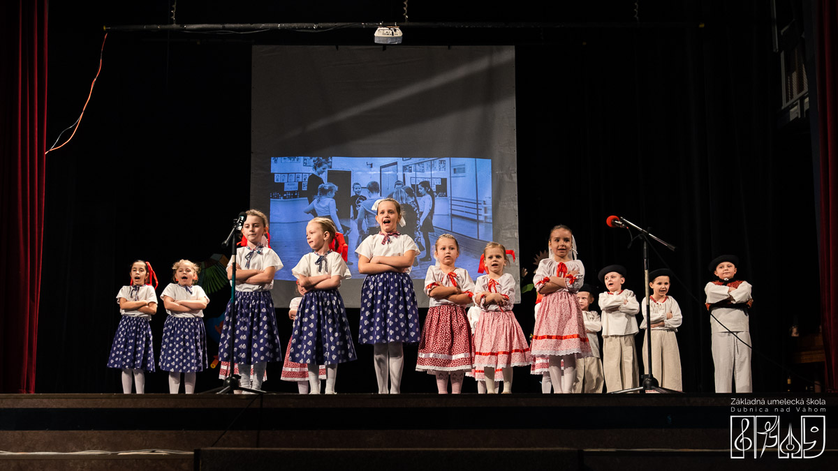 ZUŠ Dubnica nad Váhom. Koncert súborov a súborových telies školy, rok 2019