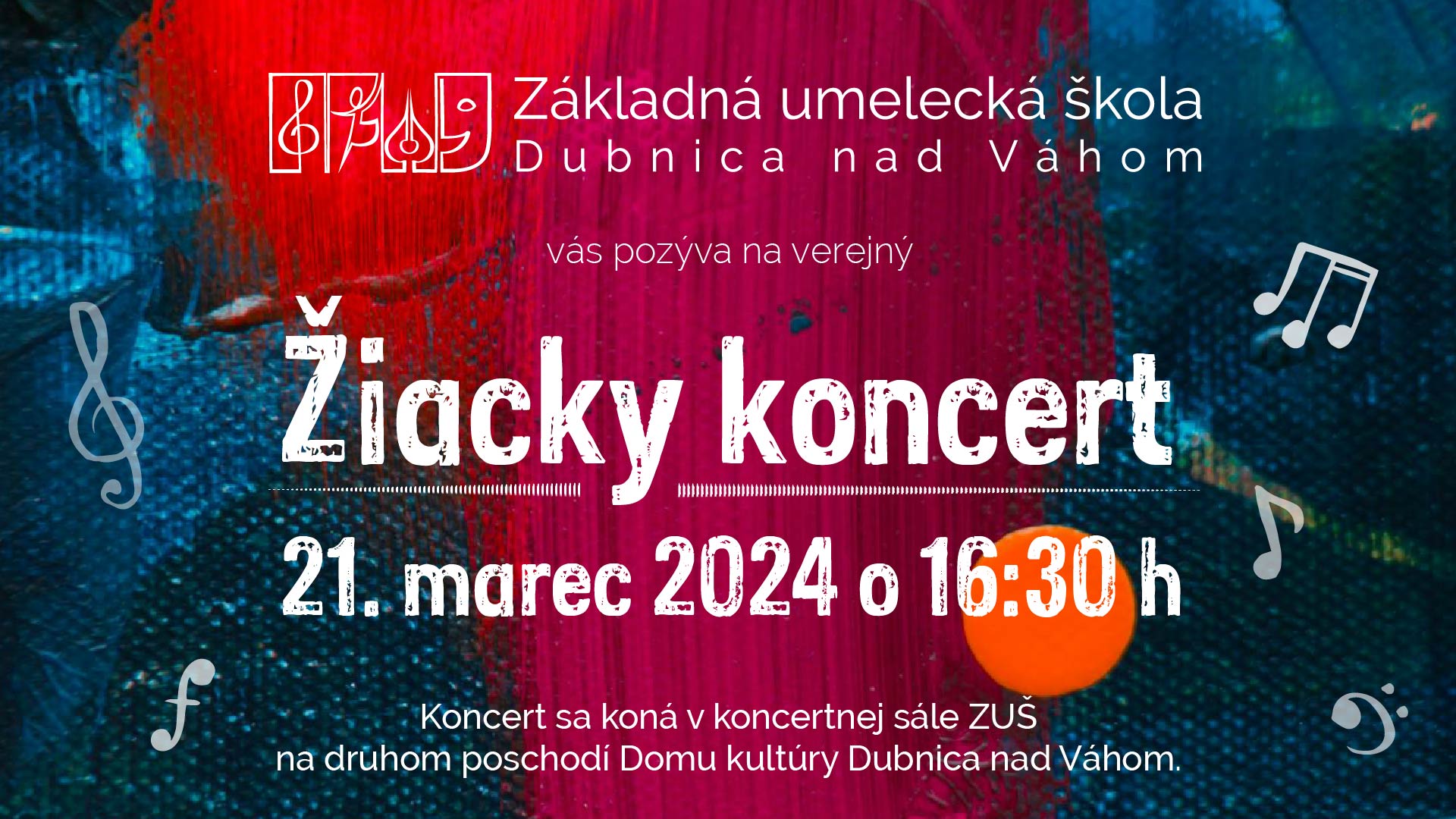 verejný žiacky koncert, ZUŠ Dubnica nad Váhom