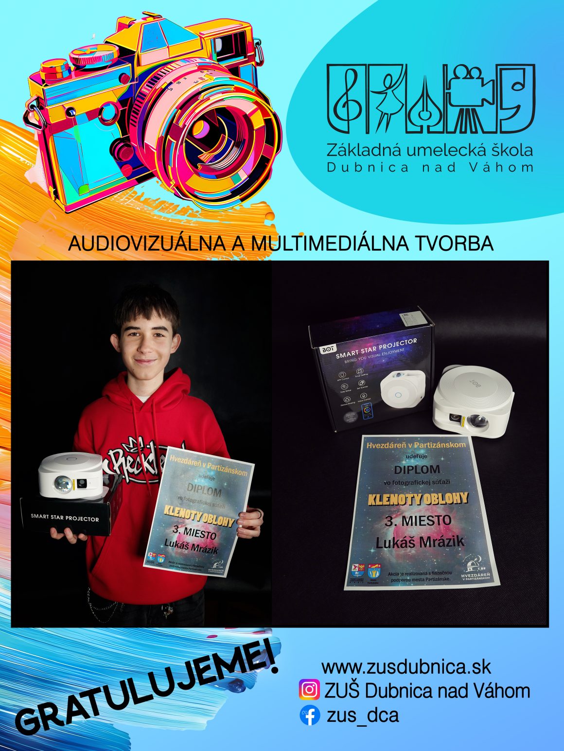 3. miesto fotografickej súťaže KLENOTY OBLOHY