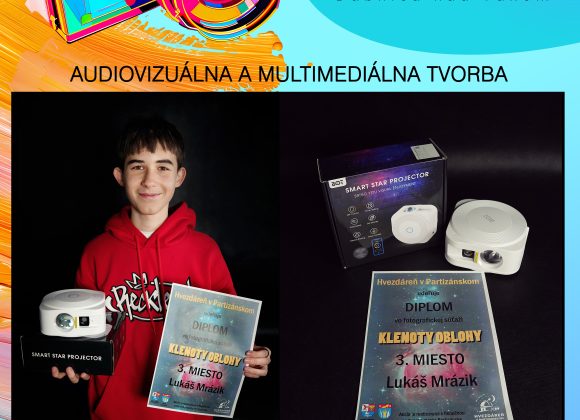 3. miesto fotografickej súťaže KLENOTY OBLOHY