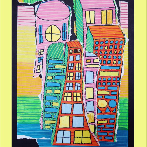 Vo výtvarnom ateliéri našej pani riaditeľky ZUŠ, Mgr. Evy Kulhánkovej