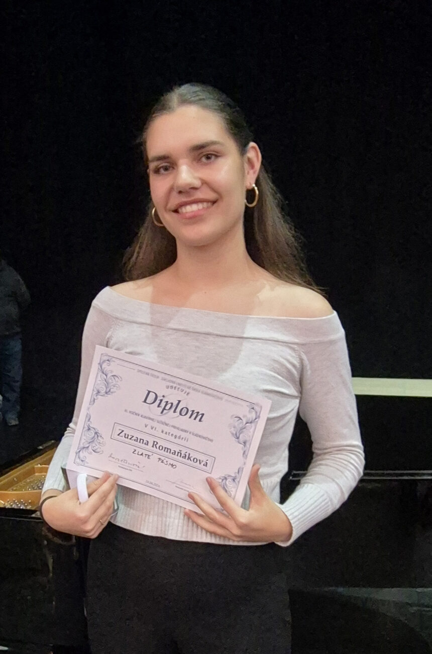 Krásny úspech, 2. miesto našej žiačky
