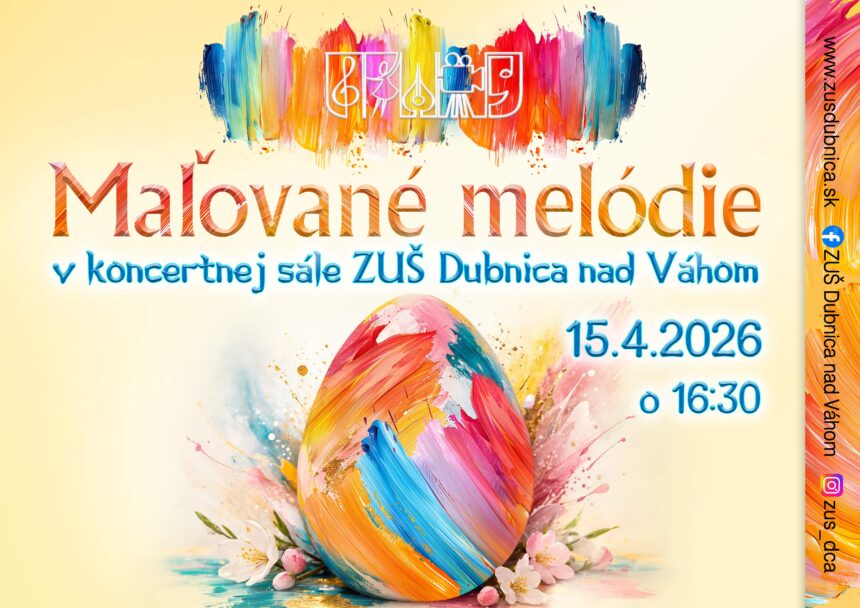 Srdečne vás pozývame na koncert Maľované melódie